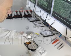 ID 124 manipulation kundenfestplatte daten reinraumlabor