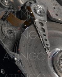 ID 169 festplatte schreibkopf lesekopf magnetscheibe abgetragen