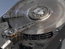 ID 175 festplatte platter schreiblesekopf schadensbild headcrash