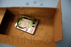 festplatte verpackt falsch leerer karton